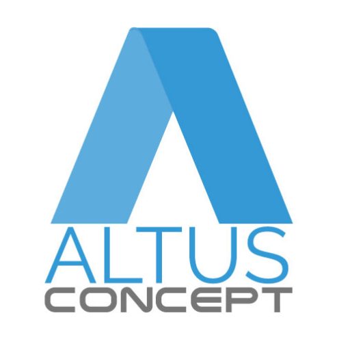 Logo Altus Concept - Agence Freelance | Accompagnement à la digitalisation, Hébergement, Ingénierie de formation multimodale, Formations en ligne